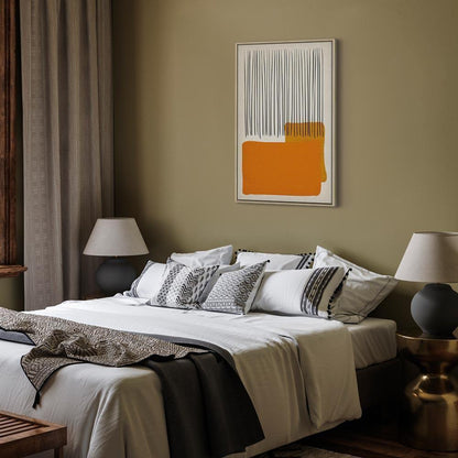 Leinwandbild - Rain on the Beach (1 Part) Vertical