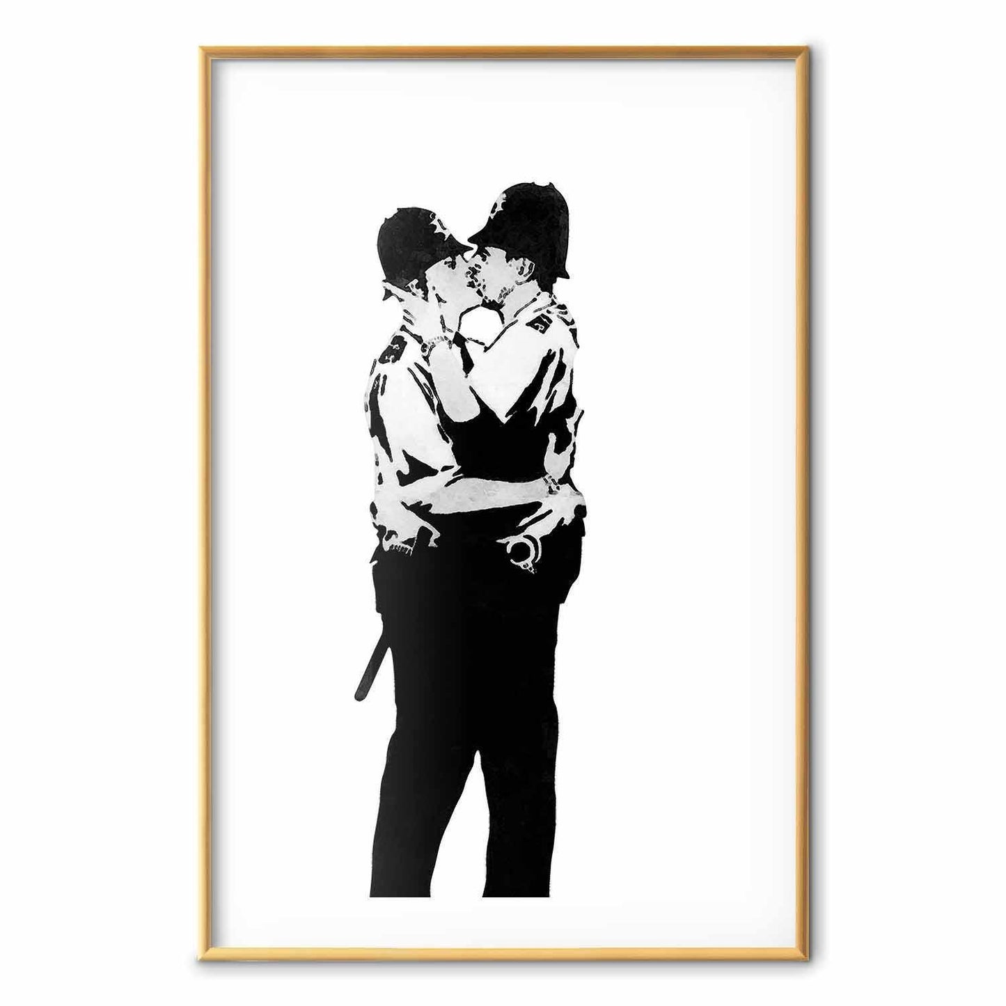 Poster - Kissing Coppers