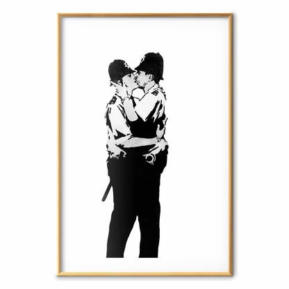 Poster - Kissing Coppers