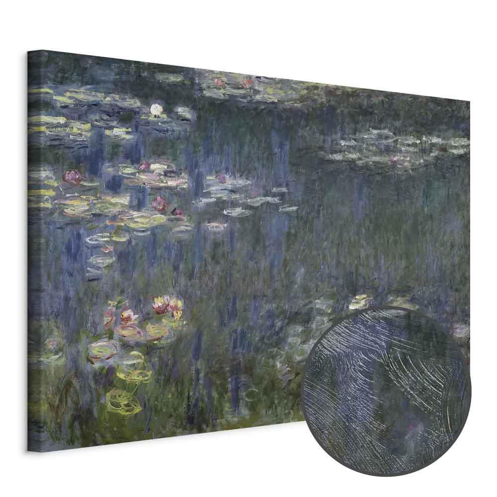 Leinwandbild - Claude Monet – Waterlilies: Green Reflections