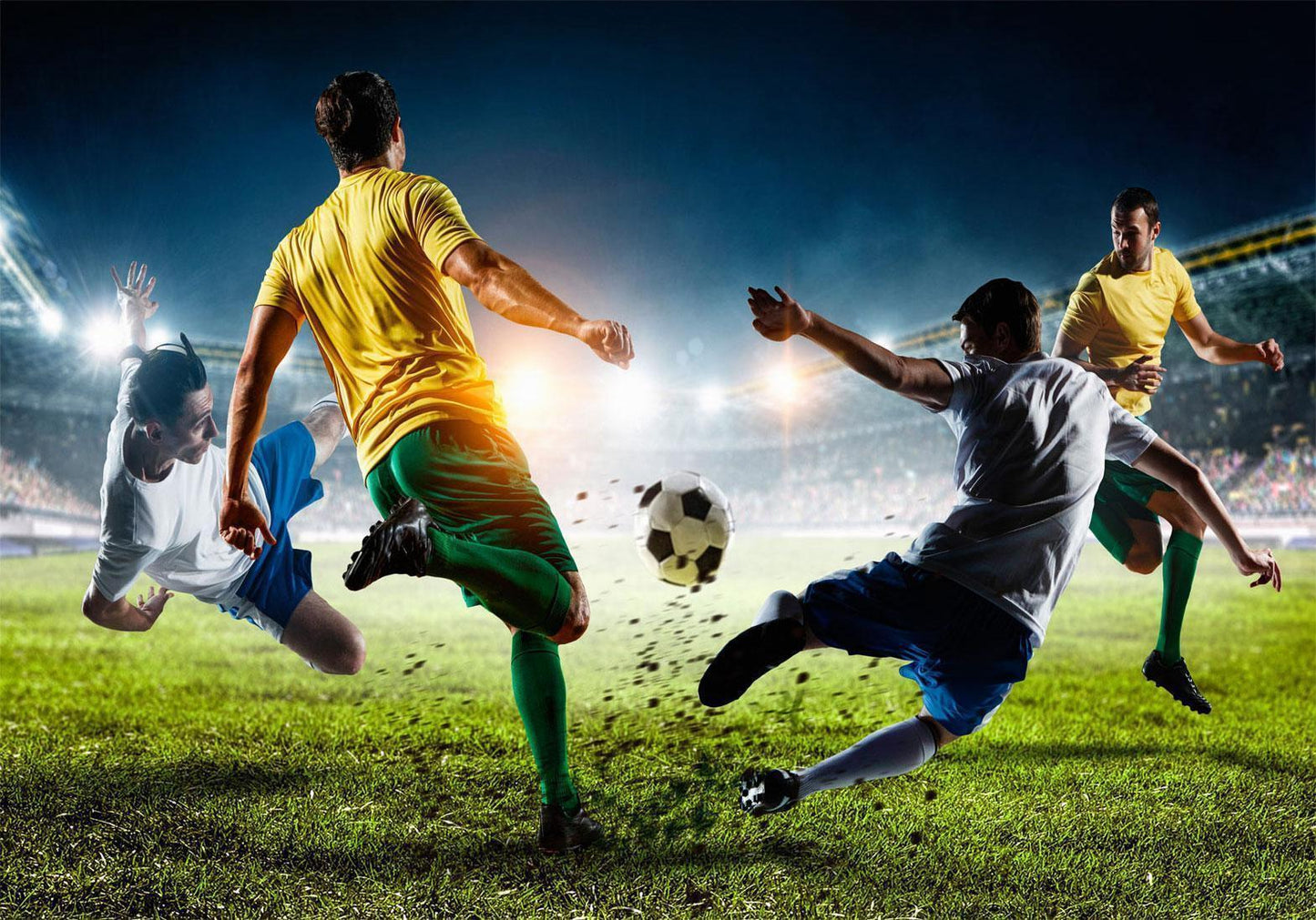 Fototapete - Fußball Sawelt