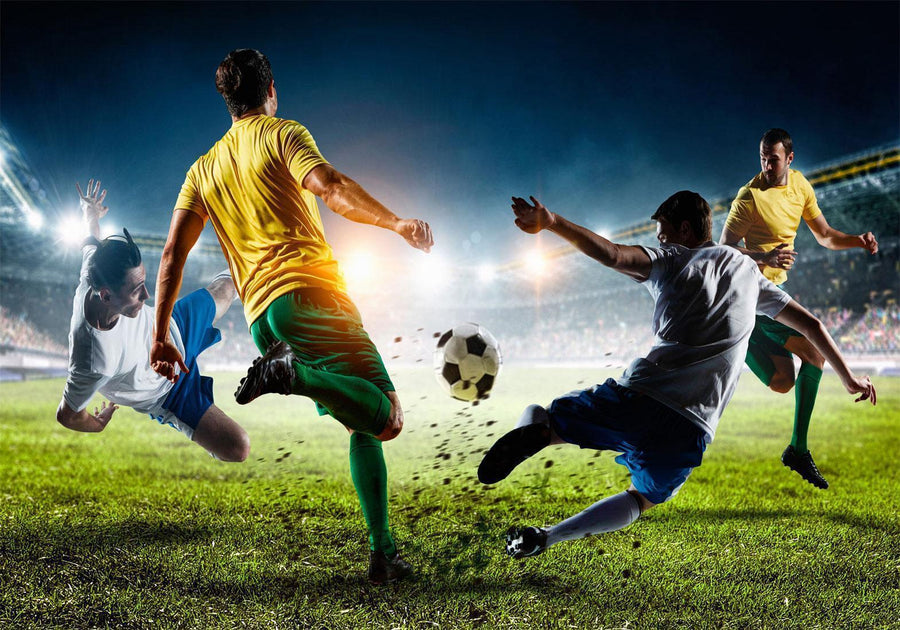 Fototapete - Fußball Sawelt