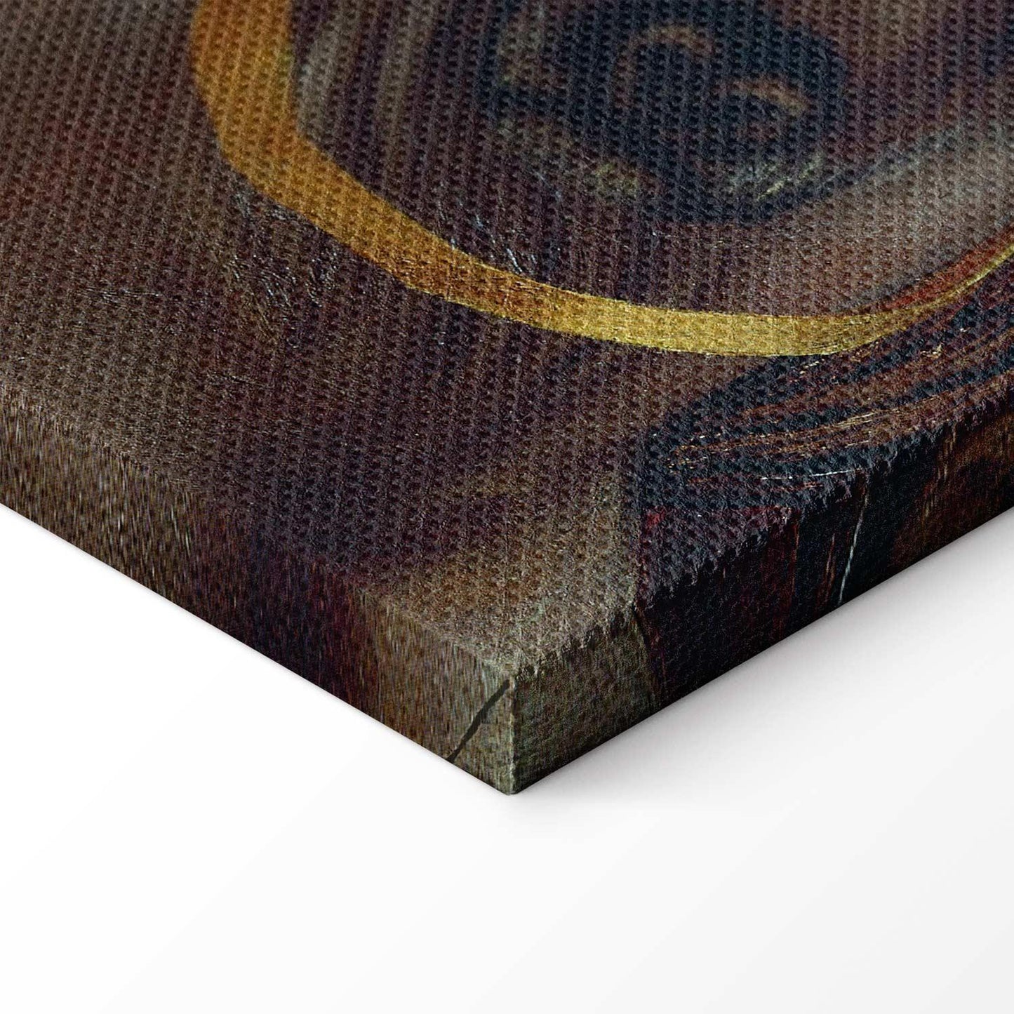 Leinwandbild - Frida Kahlo – Self-Portrait with Changuito