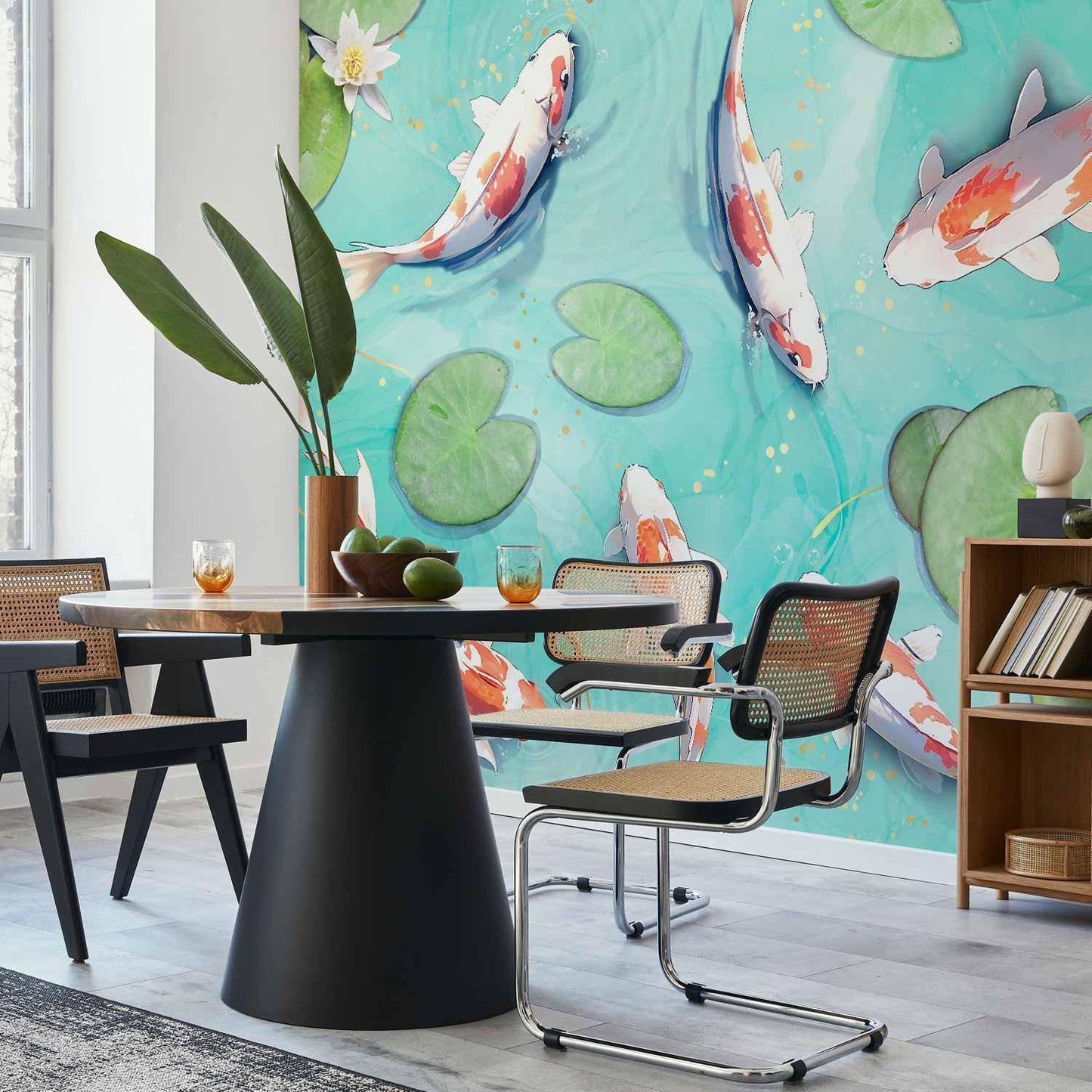 Fototapete - Pond in Japan