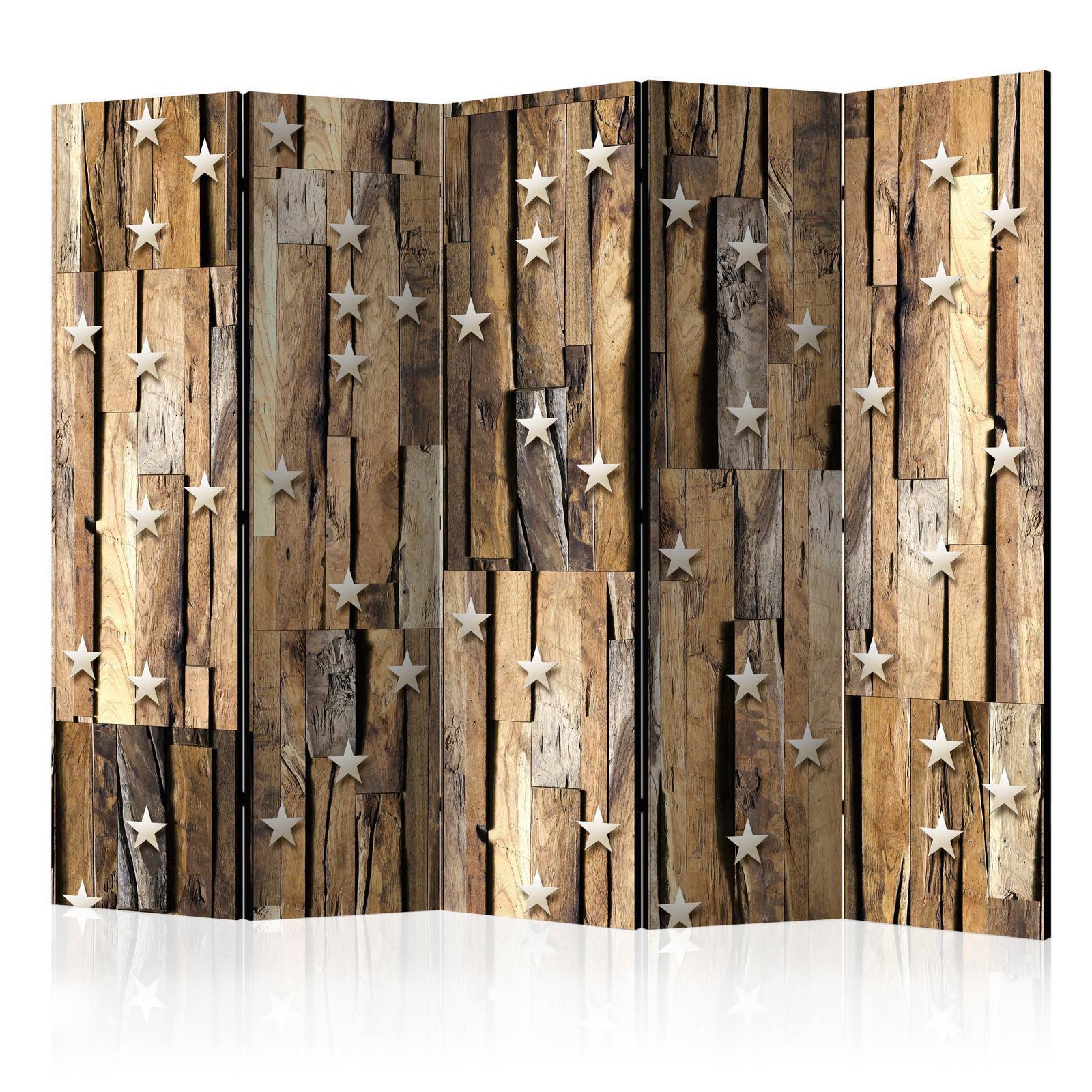 Paravent - Wooden Constellation II Artgeist