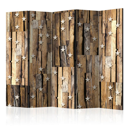 Paravent - Wooden Constellation II Artgeist