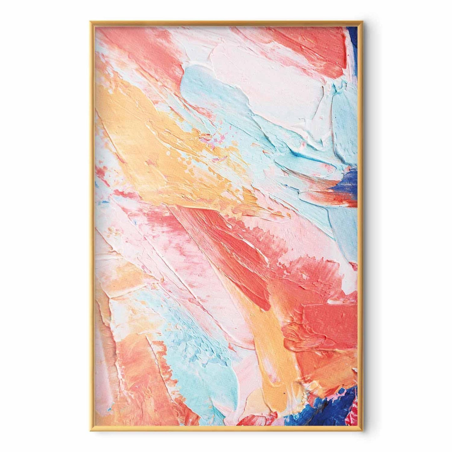 Poster - Colorful Harmony - dynamic color transitions in pastel tones