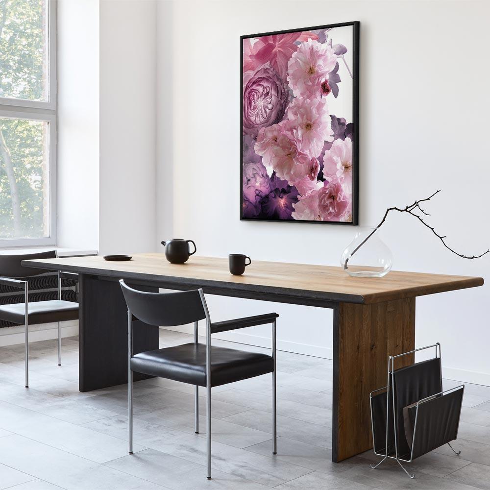 Leinwandbild - Garden of Floral Scents (1-part) - Nature in Shades of Pink