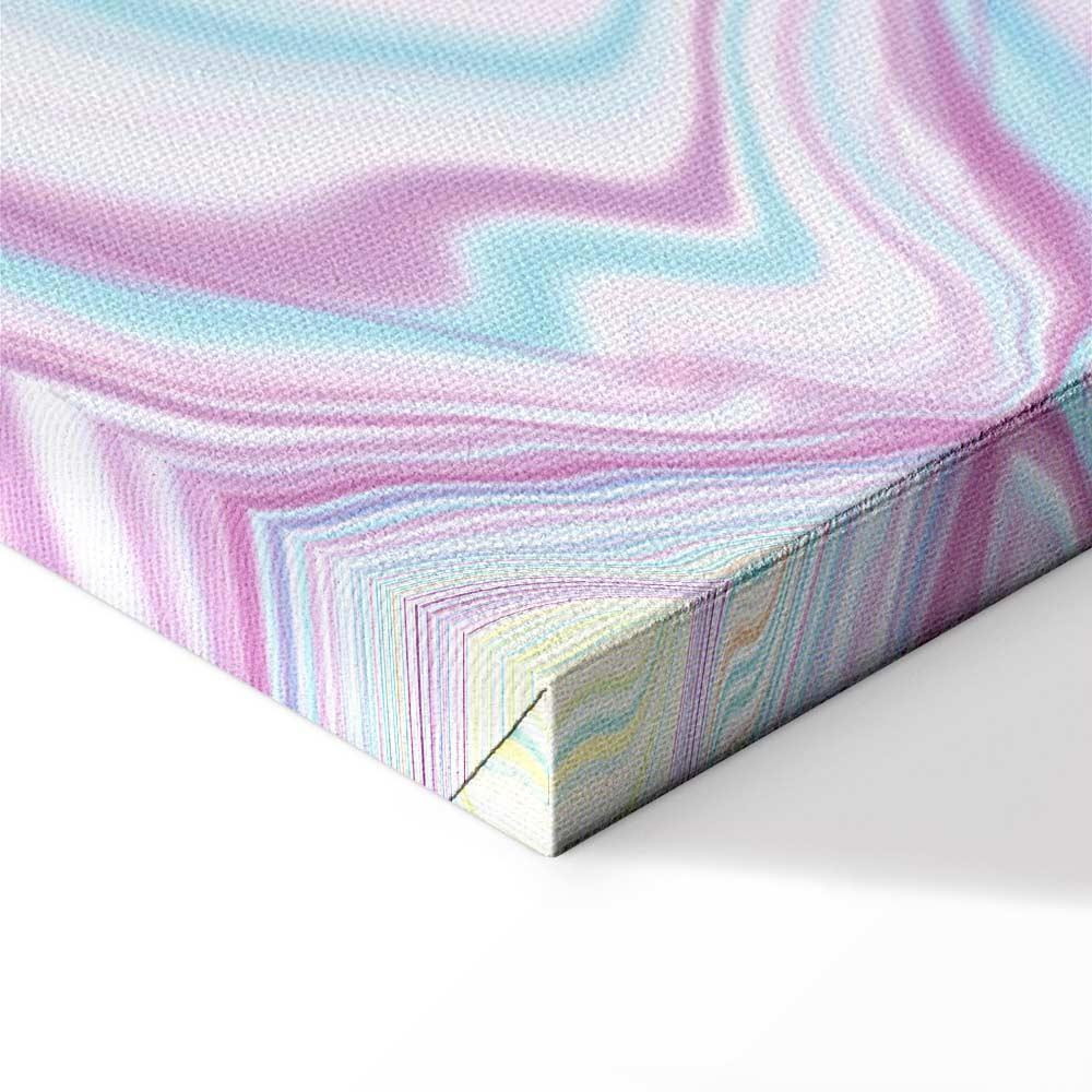 Leinwandbild - Colorful Dream - Abstract Shapes in Pastel Colors