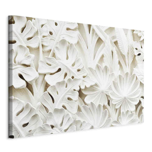 Leinwandbild - Ceramic Leaves (1 Part) Wide