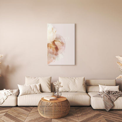 Leinwandbild - Love Yourself (1 Part) Vertical