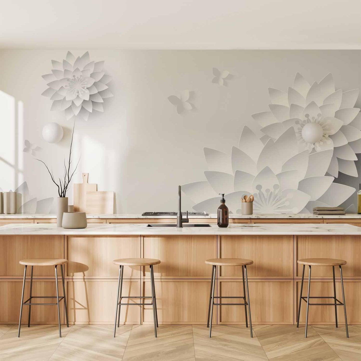 Fototapete - Oriental Flowers