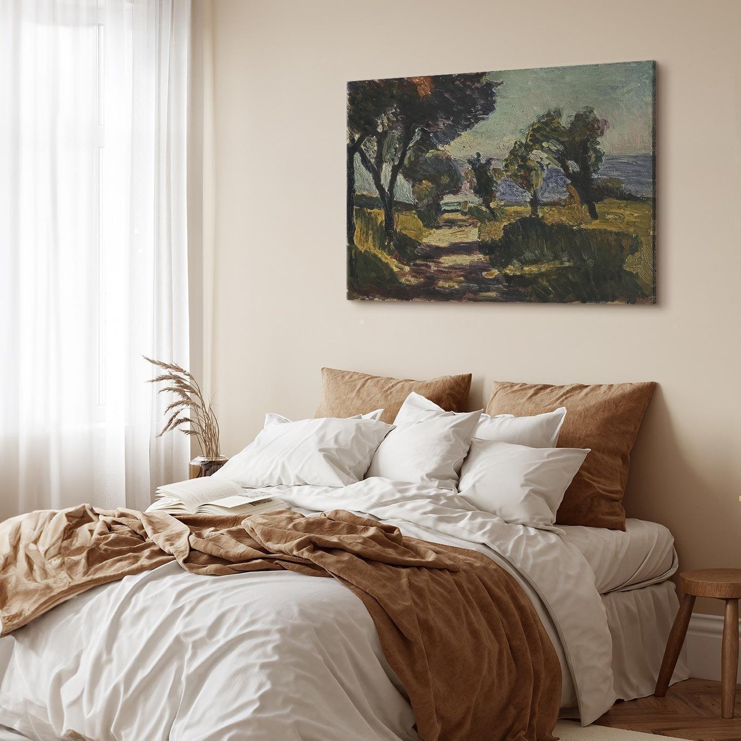 Leinwandbild - Henri Matisse – Corsican Landscape with Olive Trees