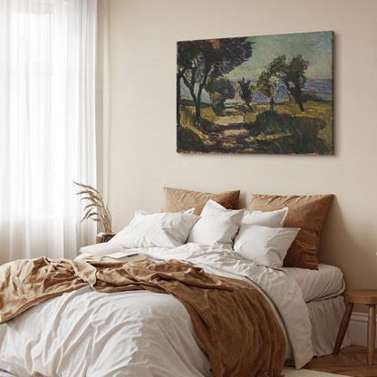 Leinwandbild - Henri Matisse – Corsican Landscape with Olive Trees