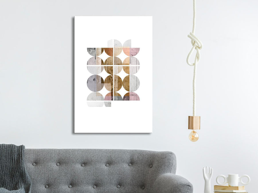 Leinwandbild „Harmonische Formen – Geometrie in Balance“