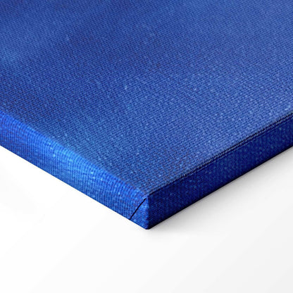 Leinwandbild - Modern impressionism - night landscape of a lake with a floating boat