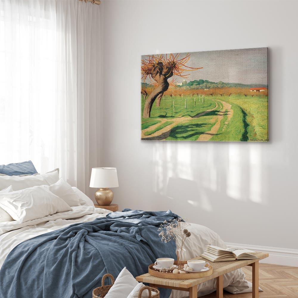 Leinwandbild - Félix Vallotton – Vallée de la Cagne