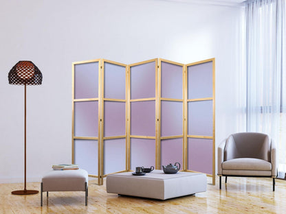 Japanischer Paravent - Complex Gradient - Gradient Composition in Nostalgic Colors