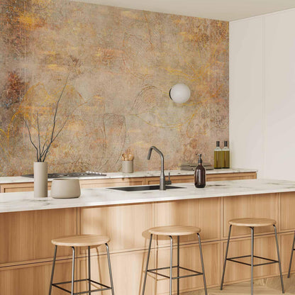 Fototapete - Golden Etude