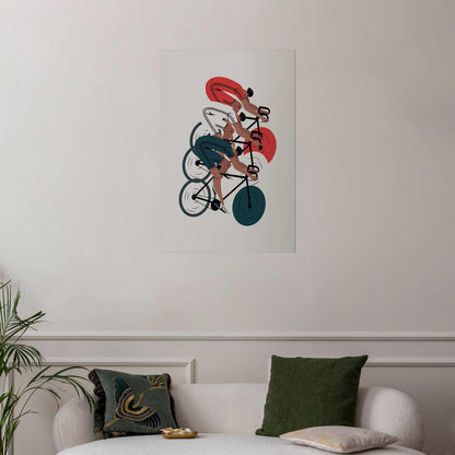 Poster - Olympics - Cycling Race