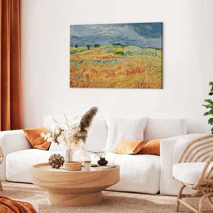 Leinwandbild - Vincent van Gogh – Fields with Poppies