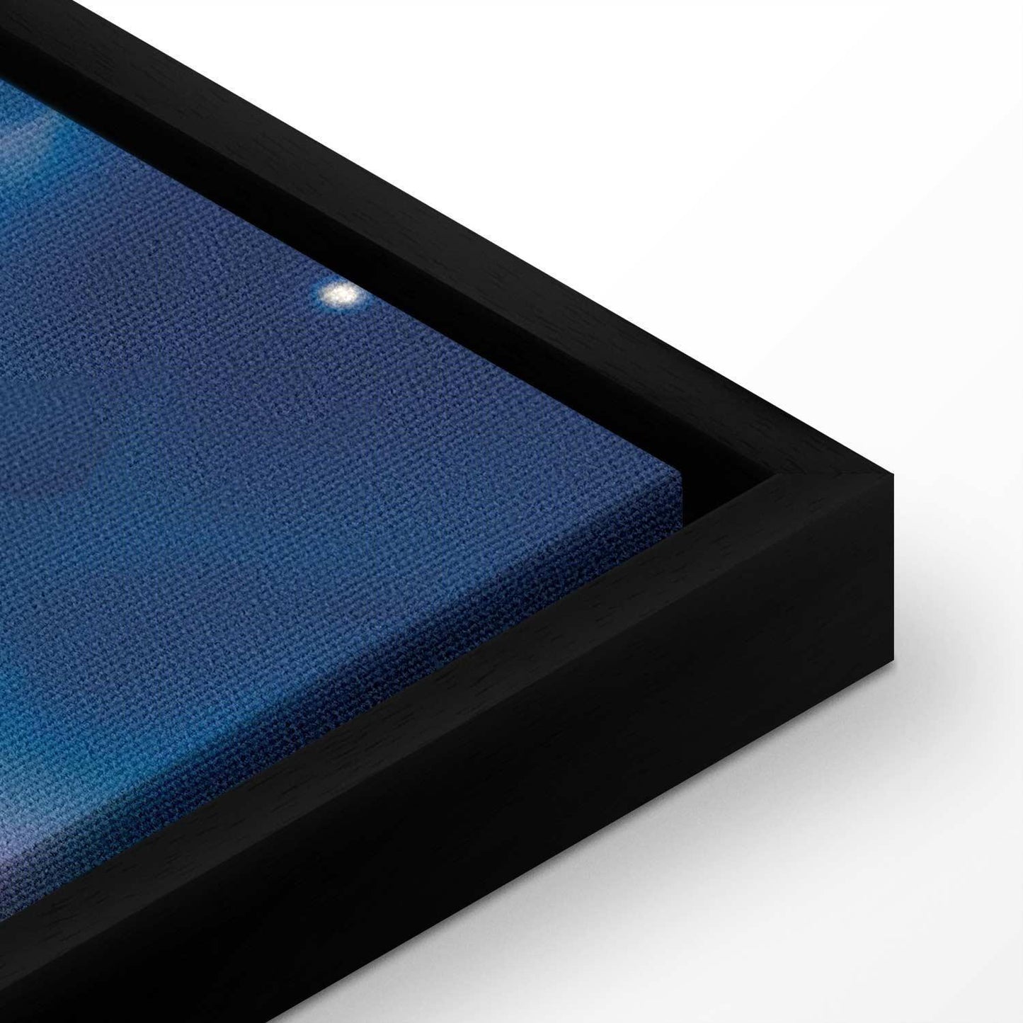 Leinwandbild - Starry Clouds and Delicate Light Over a Corner of the Sky