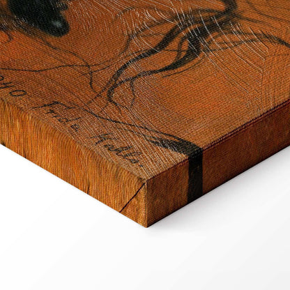 Leinwandbild - Frida Kahlo – Self-Portrait with Cropped Hair