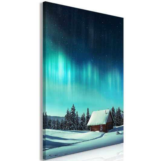 Leinwandbild - Blue Nights (1 Part) Vertical Artgeist