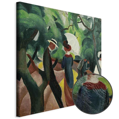 Leinwandbild - August Macke – Promenade