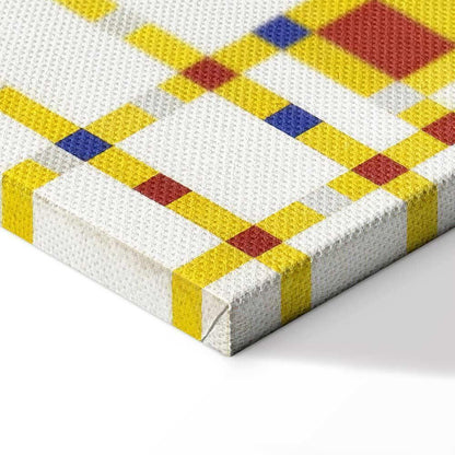Leinwandbild - Piet Mondrian – Broadway Boogie Woogie