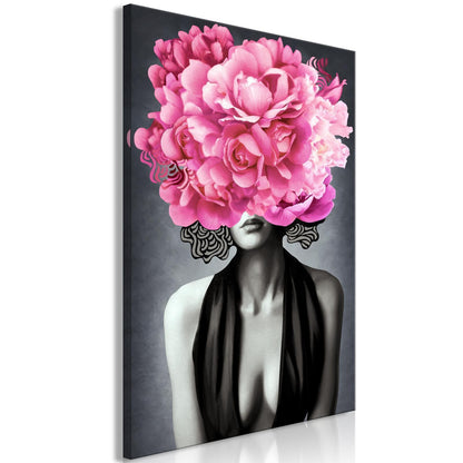 Leinwandbild - Noir Woman (1 Part) Vertical Artgeist