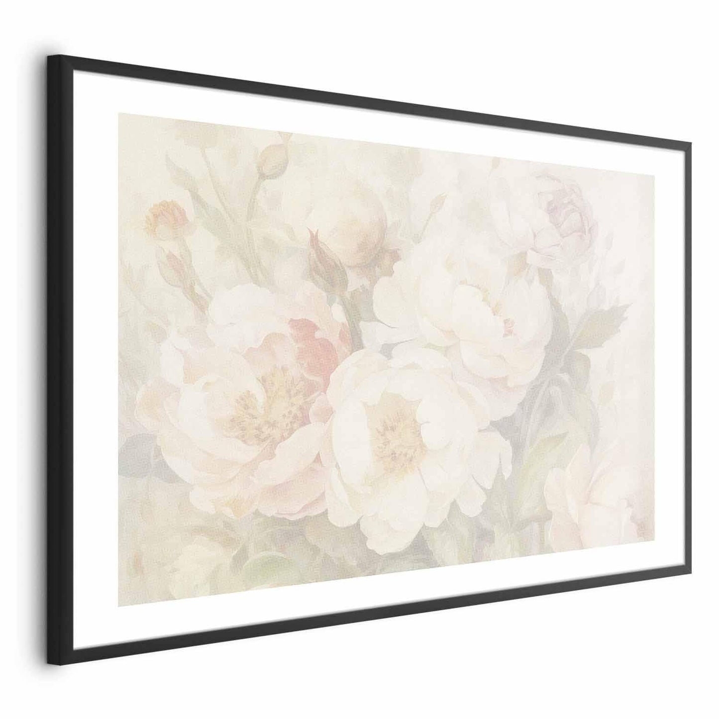 Poster - Peonies in the Mist