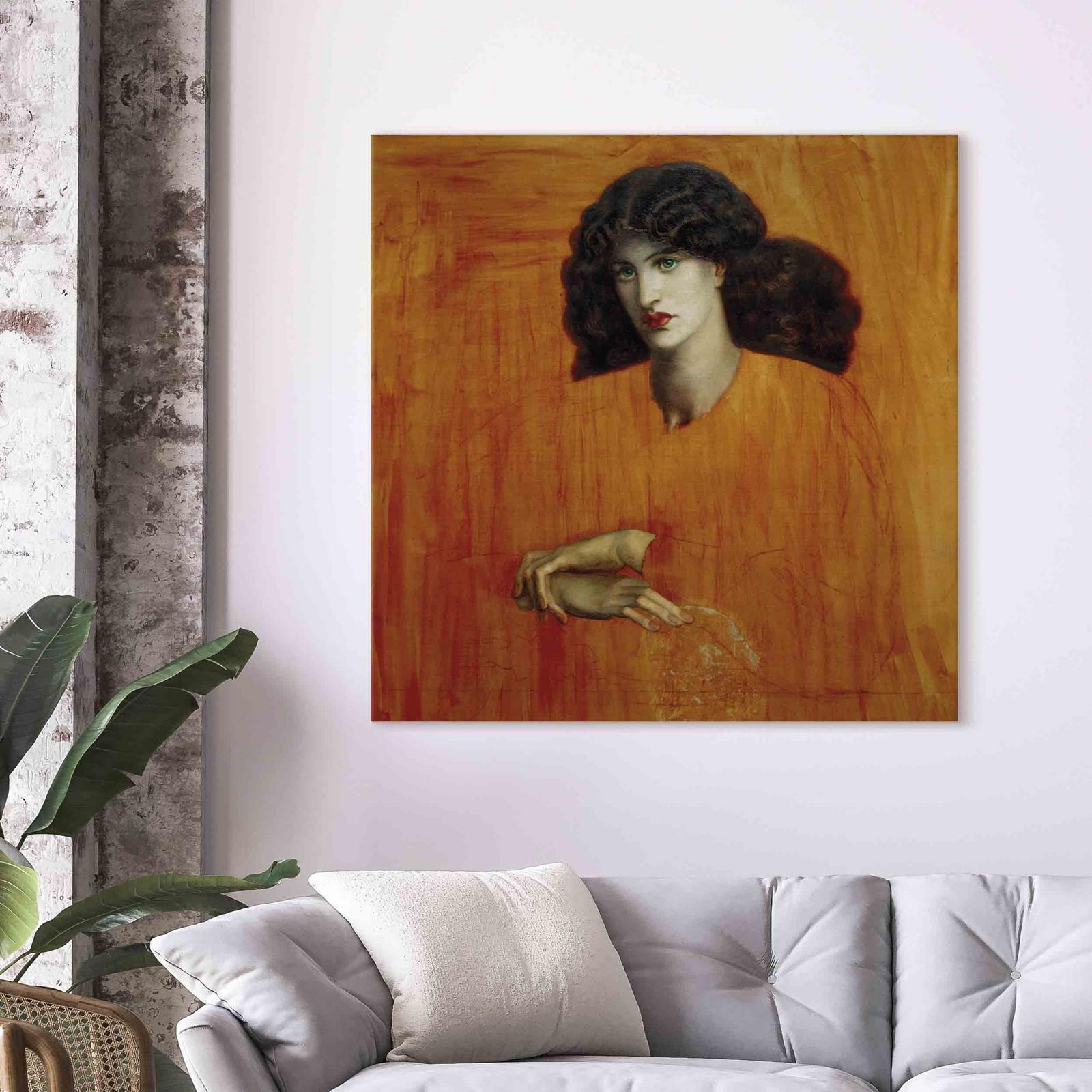 Leinwandbild - La Donna della Finestra (Dante Gabriel Rossetti) Artgeist
