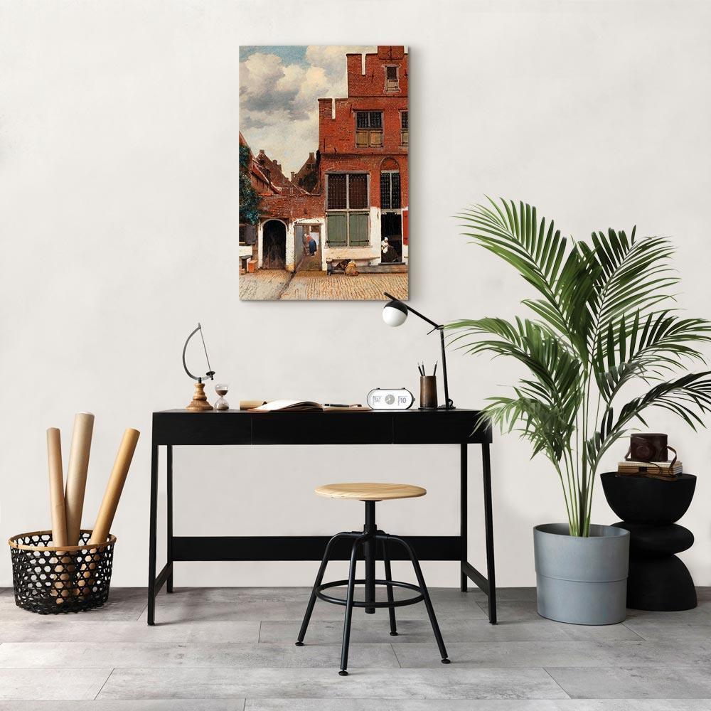 Leinwandbild - Jan Vermeer – The Little Street