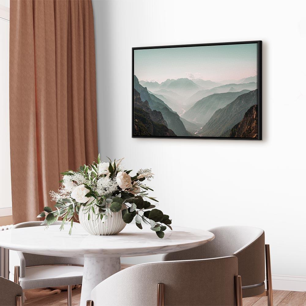 Leinwandbild - Mountain Horizon (1 Part) Wide