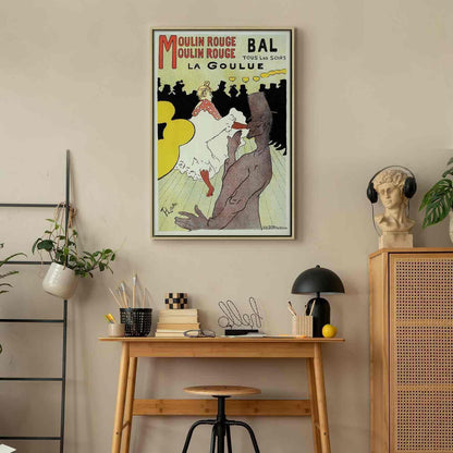 Leinwandbild - Henri de Toulouse-Lautrec – Moulin Rouge – La Goulue