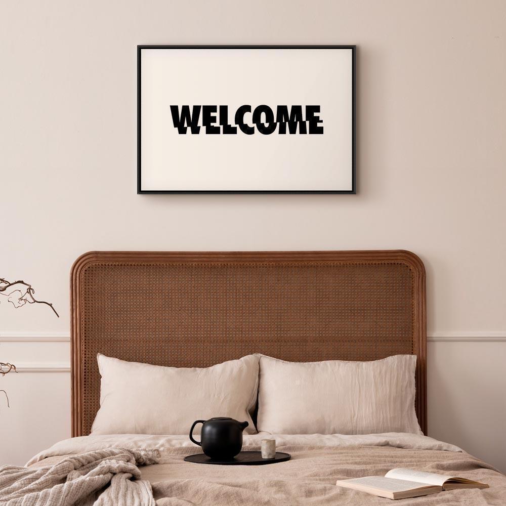 Leinwandbild - Welcome (1 Part) Wide