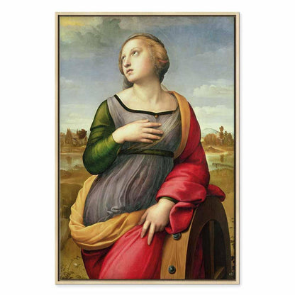 Leinwandbild - Rafael Santi – St Catherine of Alexandria