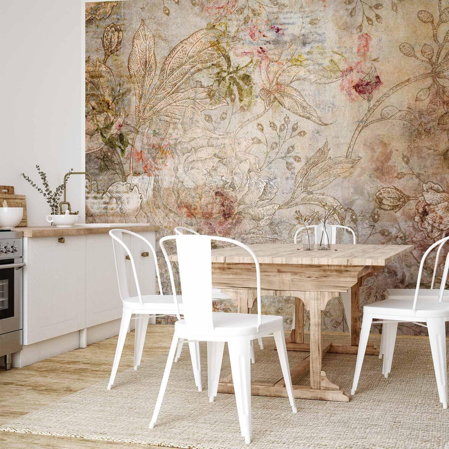 Fototapete - Old Postcard