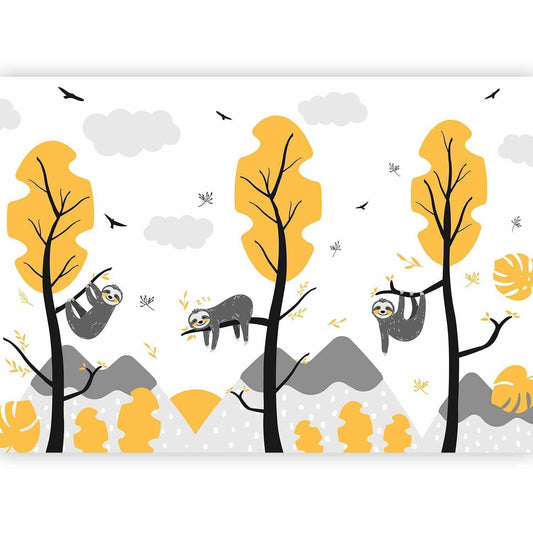 Fototapete - Cute Sloths