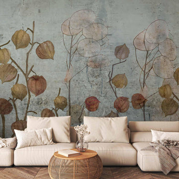 Fototapete - Painted Lunaria Artgeist