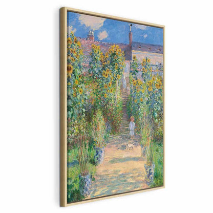 Leinwandbild - Claude Monet – Monet’s Garden at Vétheuil