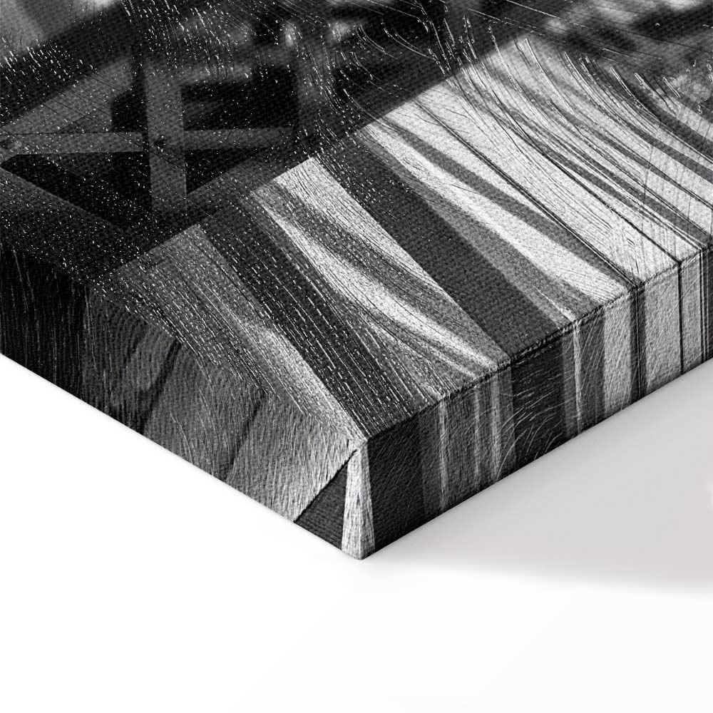 Leinwandbild - Bridge at Morning (1 Part) Vertical