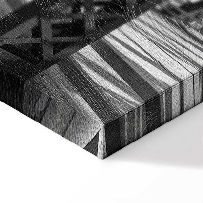 Leinwandbild - Bridge at Morning (1 Part) Vertical