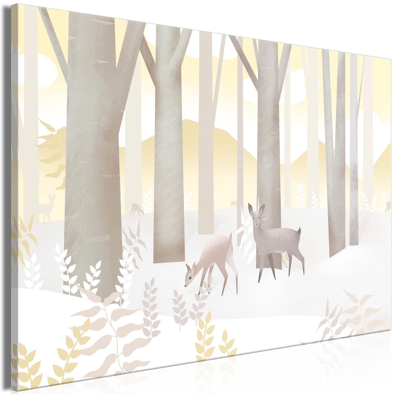 Leinwandbild - Fairy-Tale Forest (1 Part) Vertical - Third Variant Artgeist