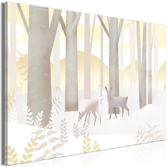 Leinwandbild - Fairy-Tale Forest (1 Part) Vertical - Third Variant Artgeist