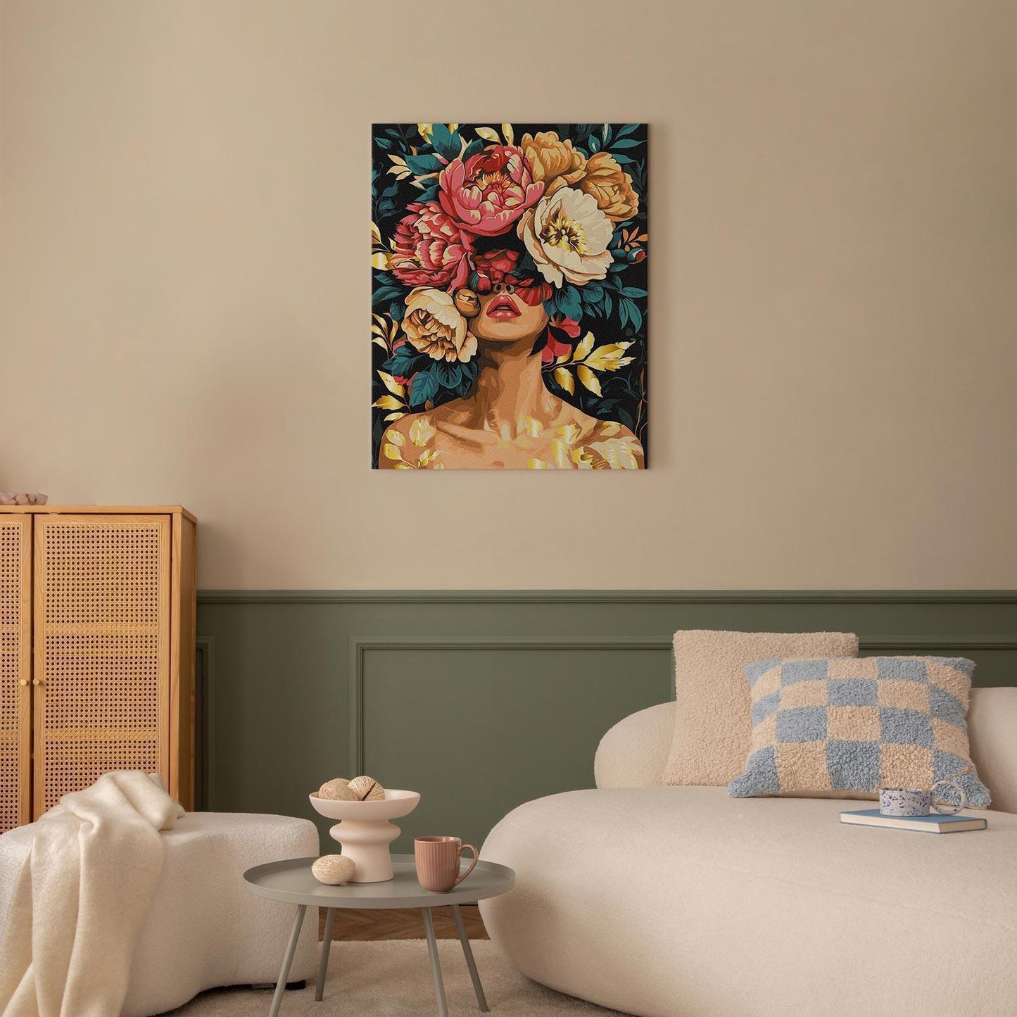 Malen nach Zahlen - Magic of petals