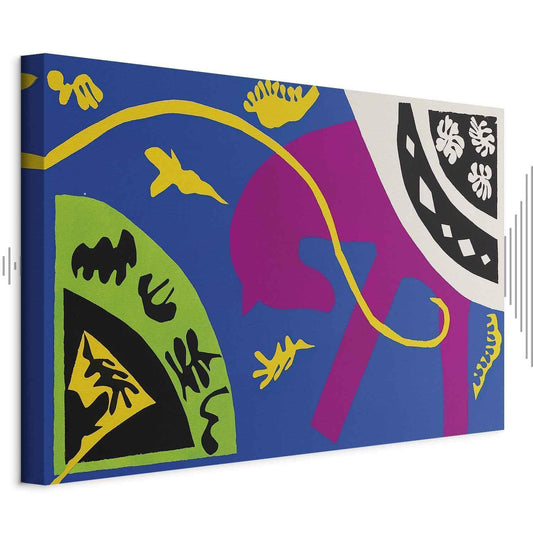 Leinwandbild - Henri Matisse – Horse, Rider and Clown (from Jazz)