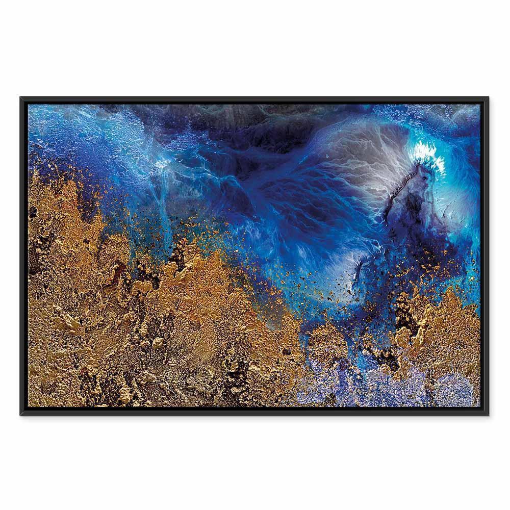 Leinwandbild - Gold of the Ocean (1 Part) Wide