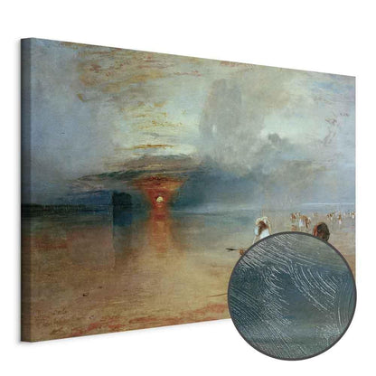 Leinwandbild - William Turner – Calais Sands at Low Water